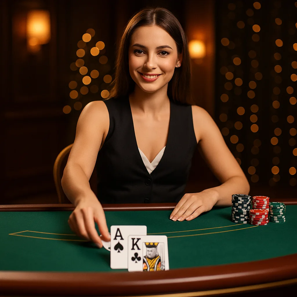 AmunRa Casino - Live Blackjack with Real Dealers